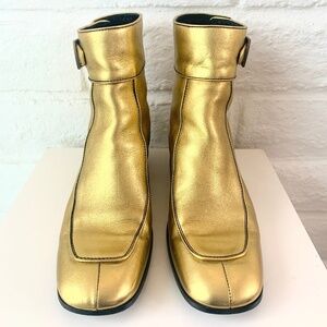 Gold Boots